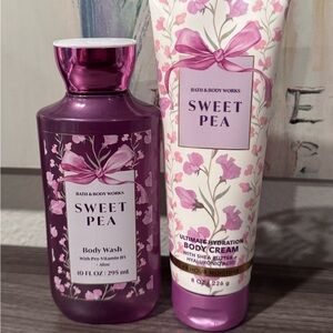 Sweet Pea Bundle Bath and Body Works